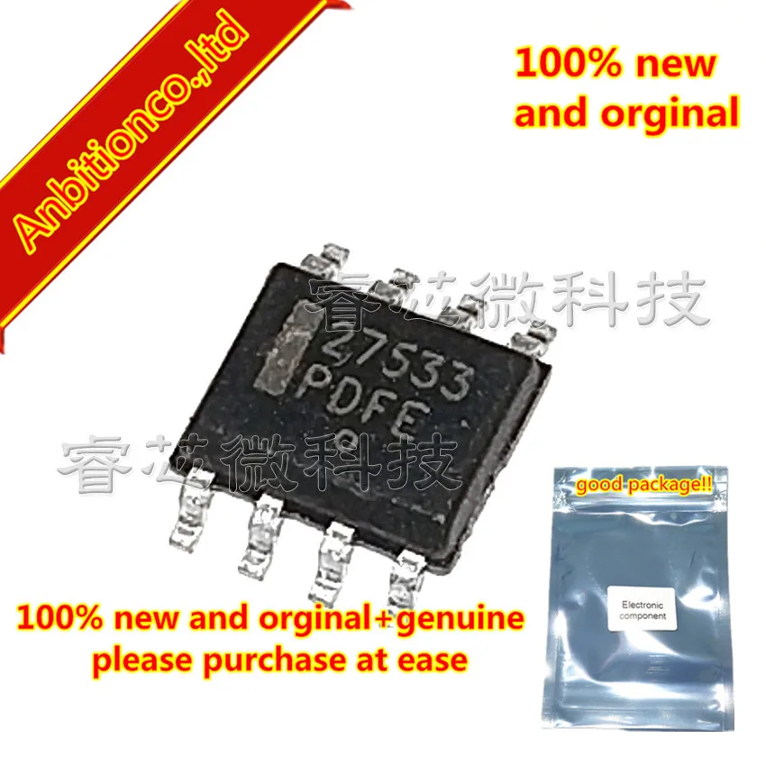 

10pcs 100% new original MC33275D-3.3R2G SOP8 MC33275D-3.3R 27533 300 mA, Low Dropout Voltage Regulator in stock