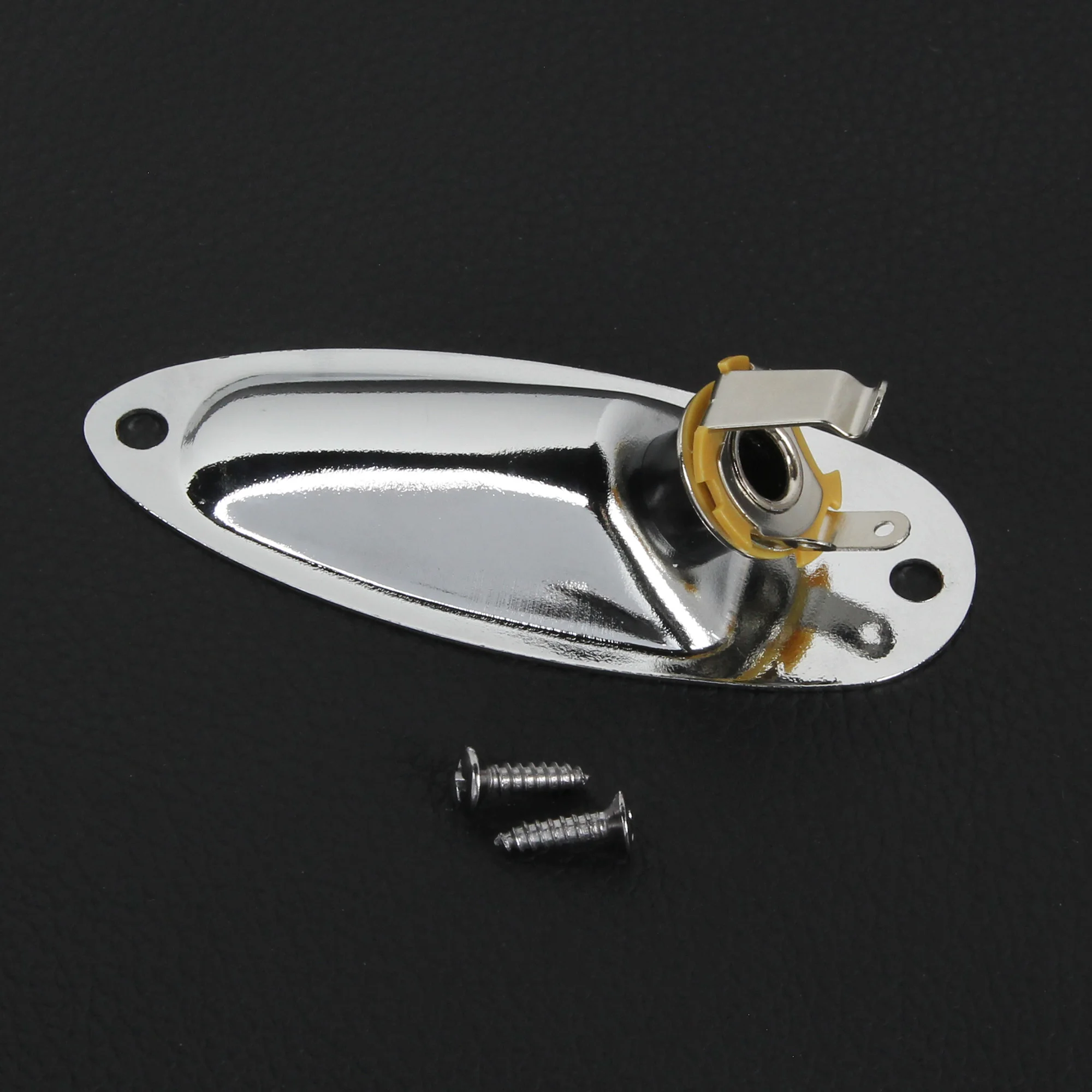 FLEOR Boat Style Guitar Output Jack Socket, 1/4 (6.35mm)