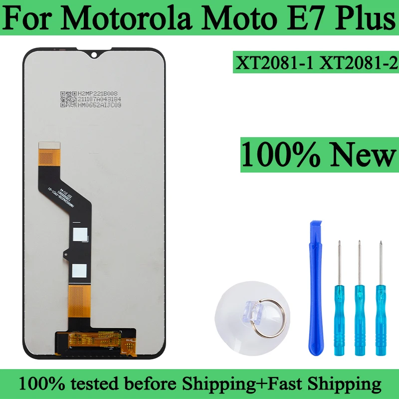 Lcd Display Screen For Motorola Moto E7 Plus XT2081-1 XT2081-2 100% Test Premium Touch Screen Digitizer Panel Assembly