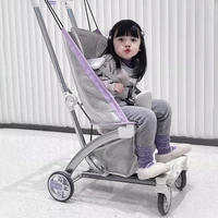 Outdoor Lightweight Children’s Stroller Foldable Portable Stroller High Landscape Stroller Fashionable Children’s Car