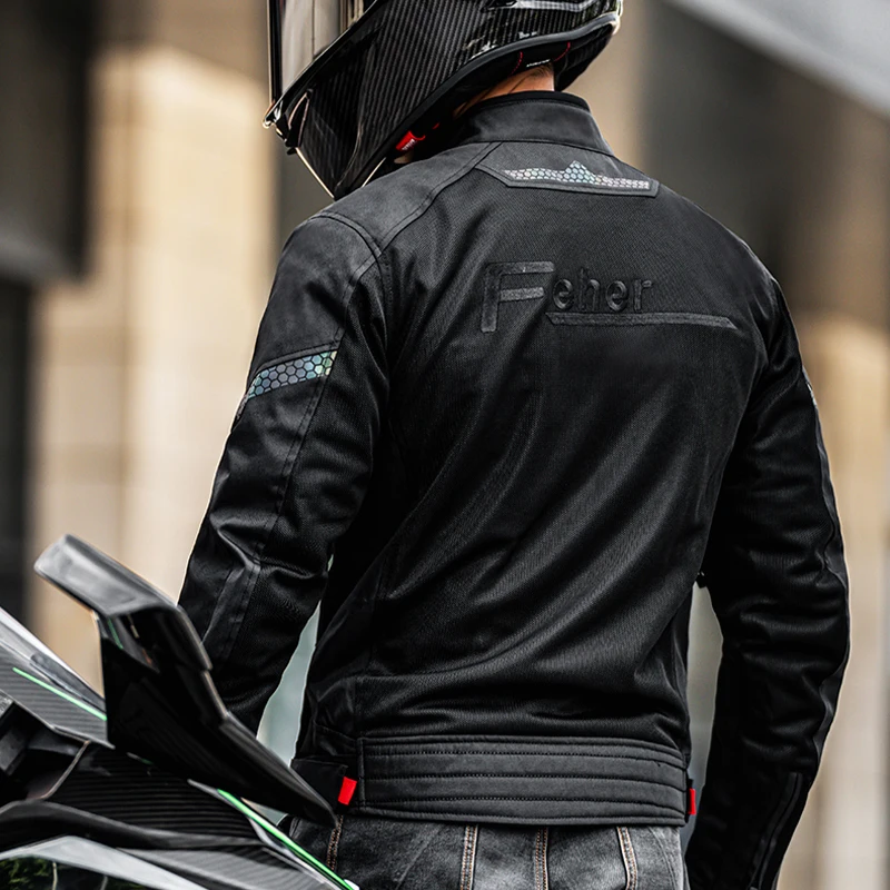 여름 오토바이 자켓 통기성 메쉬 오토바이 자켓 낙하 방지 및 내마모성 모토크로스 자켓 CE 보호 장비