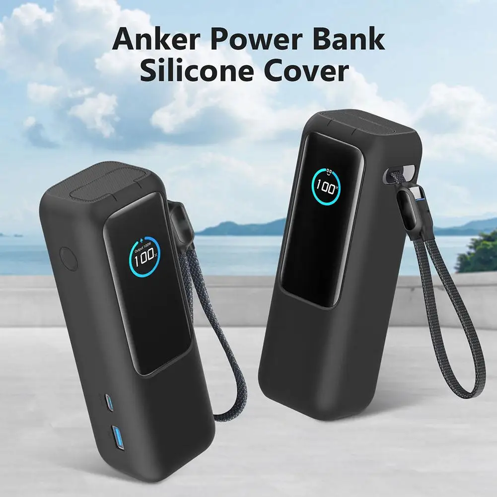 Premium Silicone Protective Case for 25000mAh 165W Power Bank with TF & SIM Card Storage S427ae85e8268448b96e8c0448eccc6c02