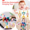 Unicorn Car Seat Toys for Babies Rattle Mirror Squeaky Carseat Stroller Toys 0-6 Months Developmental Newborn Baby Girl Gifts 5