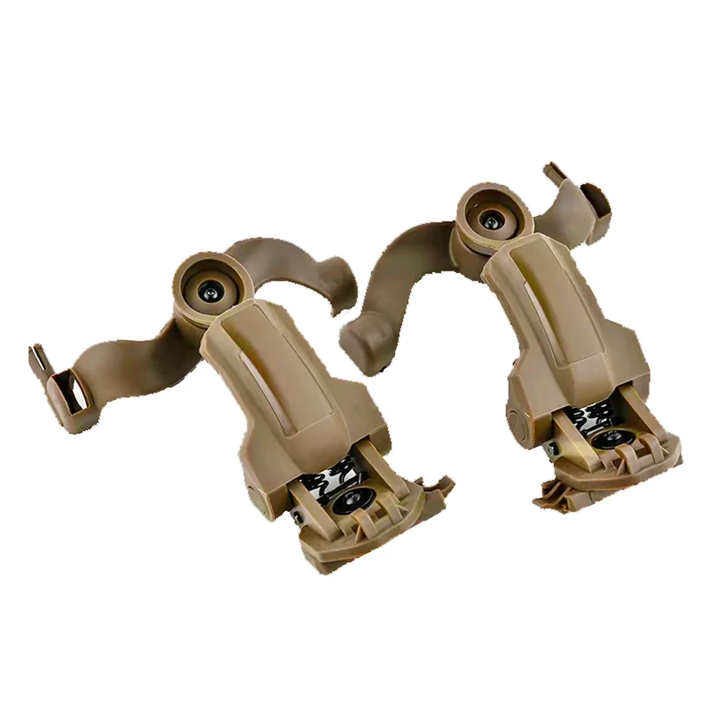 Hunting Shooting Headphone Stand, 360&deg; rotation suitable for OPS Core Arc/Wendy M-Lok Quick Helmet Track Mounting Adapter