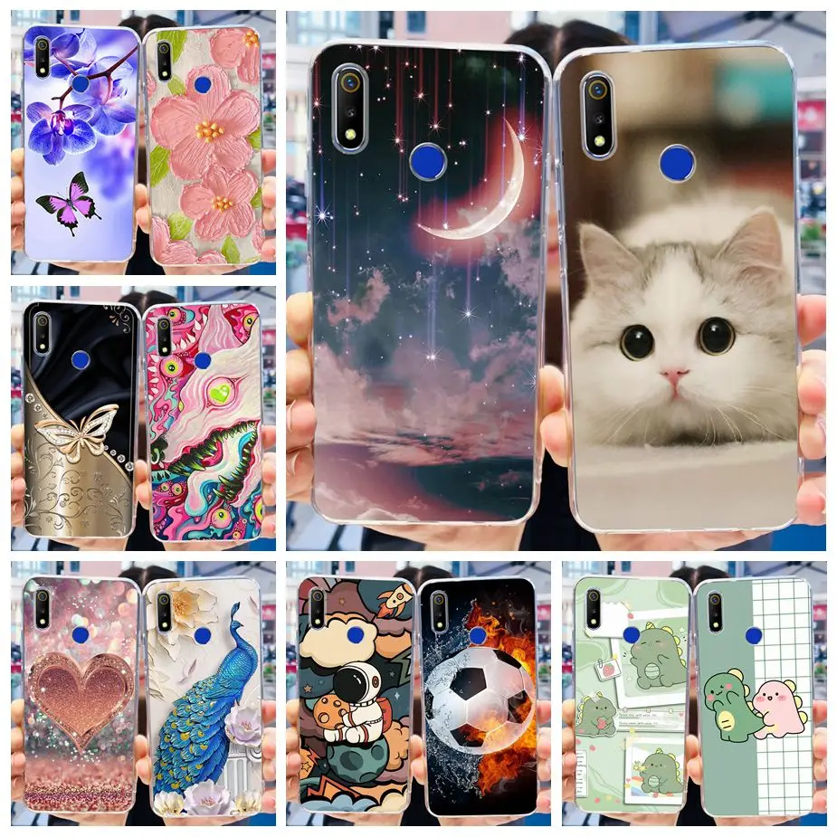 Cute Painted Soft Silicone Phone Case - Colorful Back Cover and Bumper
