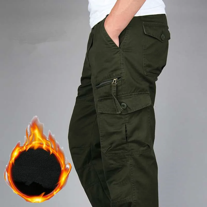 Pants Winter Men Warm Military  Mens Pants Military Style Warm