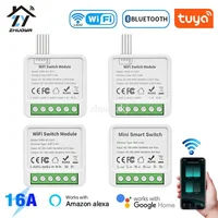 Smart Tuya WiFi Smart Switch Module 2/3/4 Gang 2-way Control Smart Home Relay Automation Breaker Works With Alexa Google Home