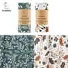 Kangobaby #My Soft Life# 2 Pieces Pack Muslin 100% Cotton Baby Swaddles Newborn Blankets Black White Gauze Infant Wrap 2