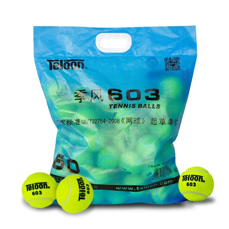 Teloon Training Tennis Ball High Elasticity Durable Wearresistant For