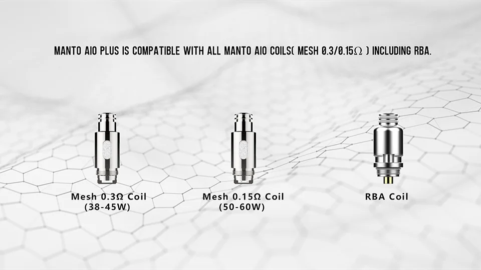 Original Rincoe Manto AIO Plus Kit 80W Vape With 3ML Pod Cartridge Fit Coil MTL/DTL/DIY Electronic Cigarette Vaporizer
