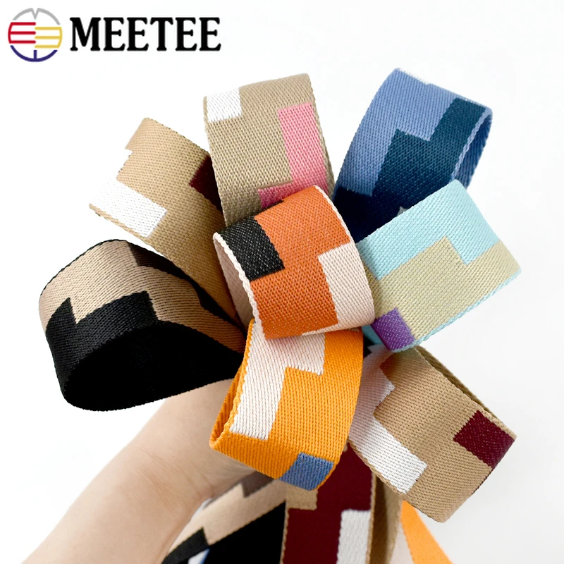 2/4Meters 38/50mm Polyester Jacquard Webbing Tapes 2mm Thick Ribbon Strap  Belt Tape Bag Backpack DIY Sewing Biasband Accessories - AliExpress