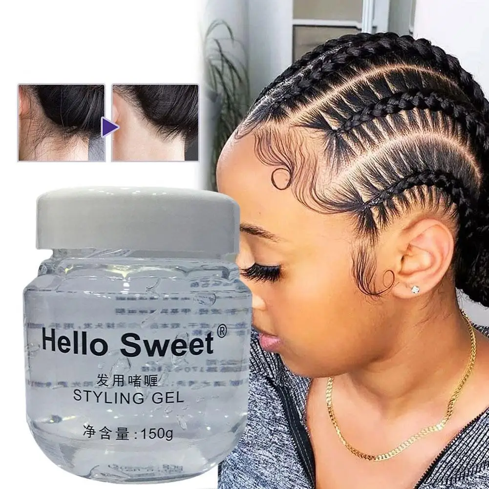 150g Hair Braiding Gel Styling Waxes Cream Long Lasting Care Strong Dreadlocks Anti-Frizz Hold Pomade Styling Beauty