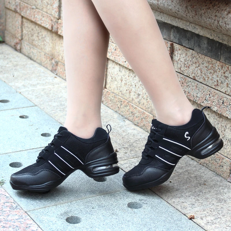 Dancing Shoes For Women Sports Feature Modern Jazz Dance Shoes Soft Outsole Breath Dance Shoes Female Waltz Sneakers Wholesale 6