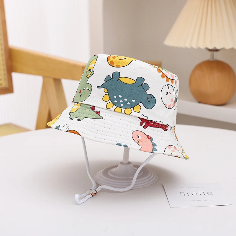 Bucket Hats Sun Hats Children Panama Summer Baby Girls Boys Beach Sun Cap Cartoon Autumn Outdoor Fisherman's Cap