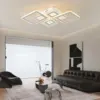 48W Modern LED Ceiling Light Adjustable Light Fixtures Ceiling Mount LED Chandelier Ceiling Lamp with Remote for Kitchen Bedroom 1