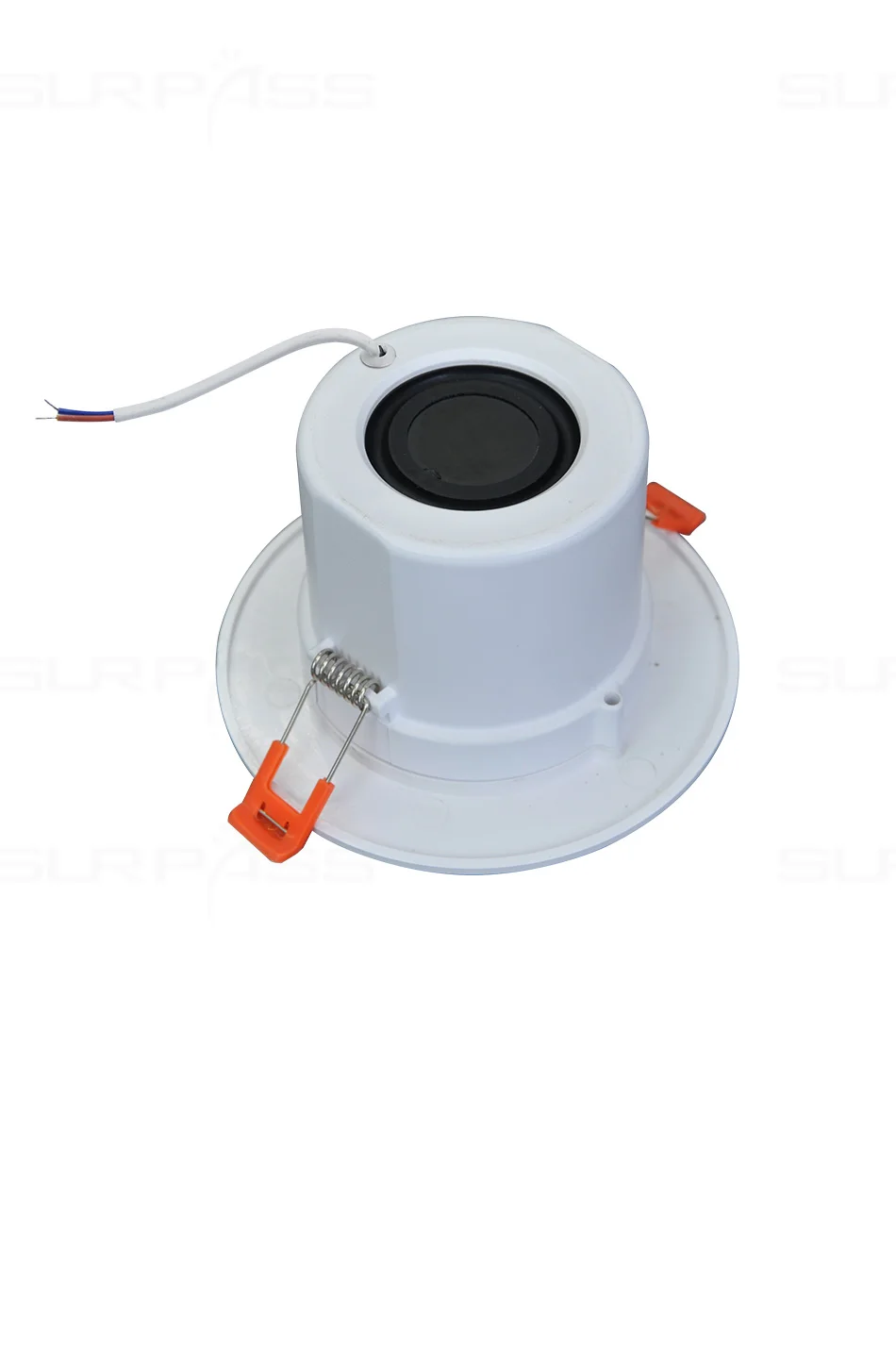 de teto de polegadas prova de umidade de telhado de música estéreo passivo de gama completa de plástico para quarto