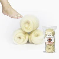 Lambs Wool Padding for Toes and Feet，Corn Cushion Pads Blister Prevention Bunions Callus Remover,Soft Feet Cushion Toe Separator 1
