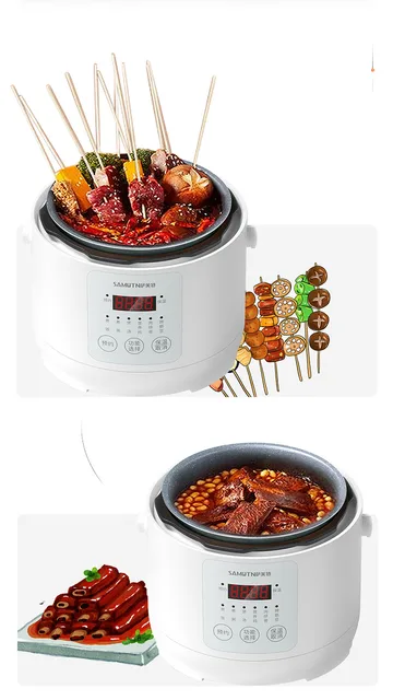 Samet Small Electric Pressure Cooker Household Convenient Multi-function 2l  Multi-function Smart Rice Cooker - Electric Pressure Cookers - AliExpress
