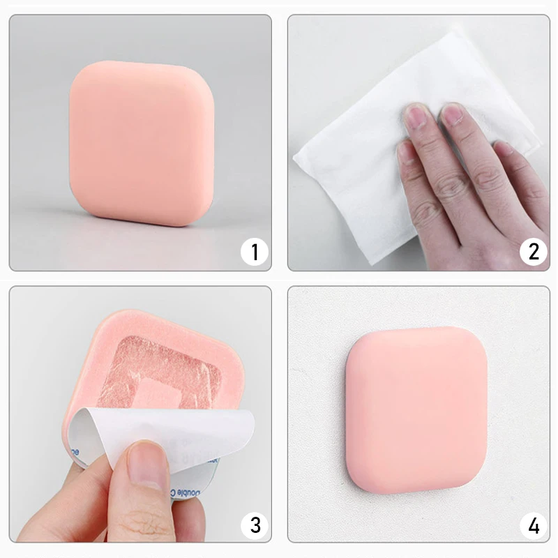 Silicone Door Stoppers 1/5pcs Door Stopper Handle Bumpers Silicone Self Adhesive Mute Anti-Shock Protection Porte Pad Home Decoration Wall Protection
