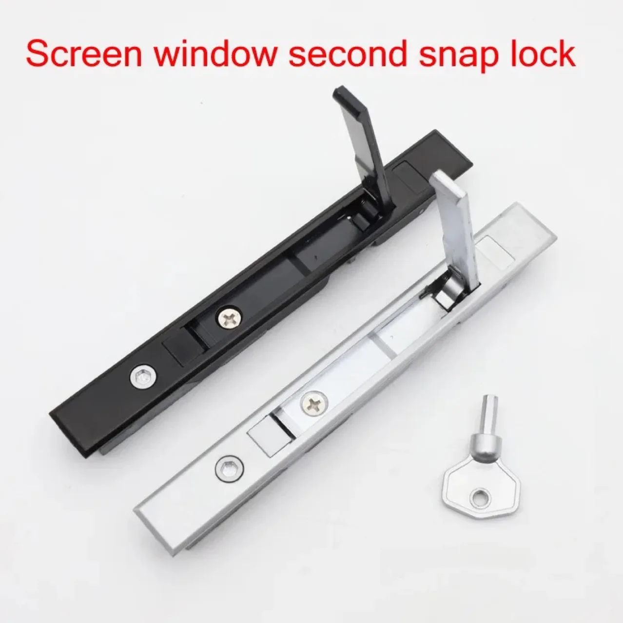 Zinc-alloy Screen Lock Small Open Spring Combination Lock Invisible Screen Gold Door
