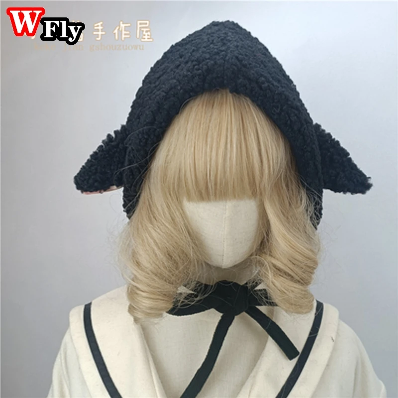 Lace Plush Lamb Ear Hat Lovely Sweet Lolita Spice Girl Daily Warm Autumn Winter Woman Japanese Ear Protection Hat winter hat