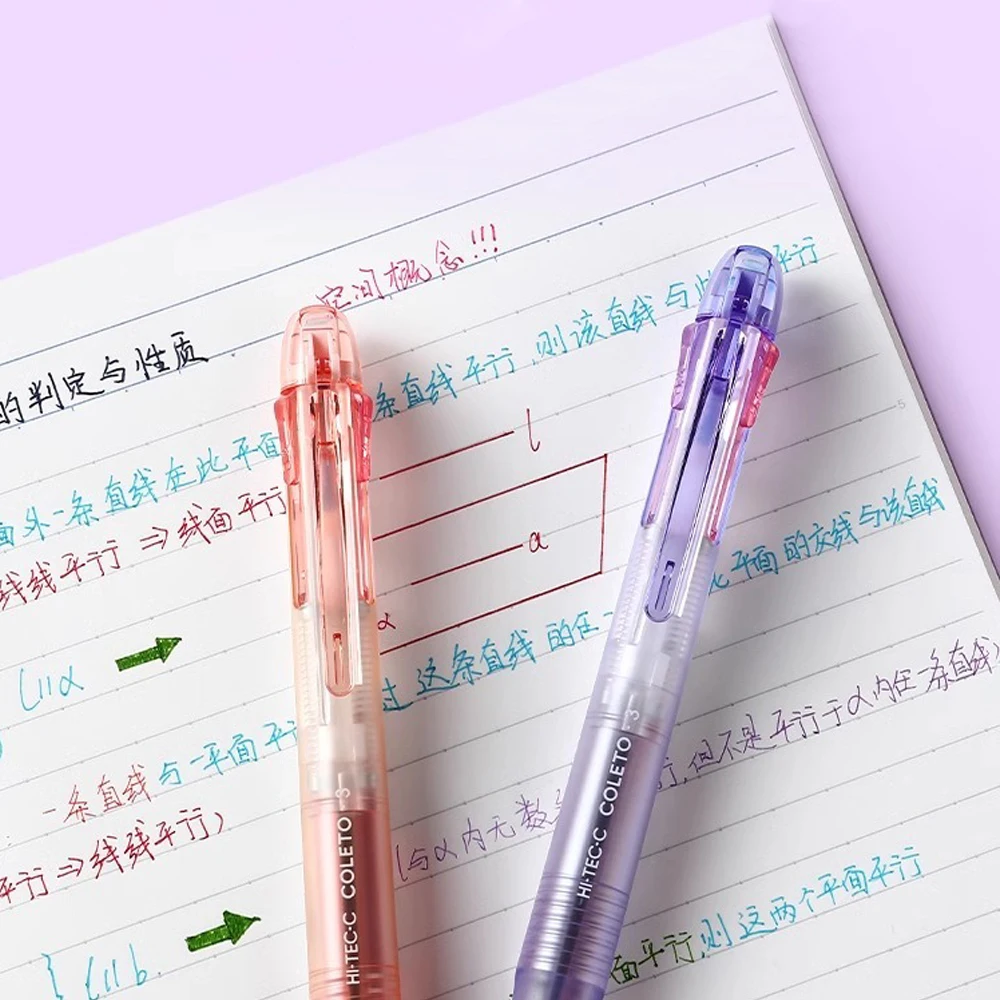 일본 PILOT Coleto Ore 시리즈 제한 0.4mm 다기능 모듈 중립 펜 3-in-1 컬러 마커 펜 학생 핸드 네트
