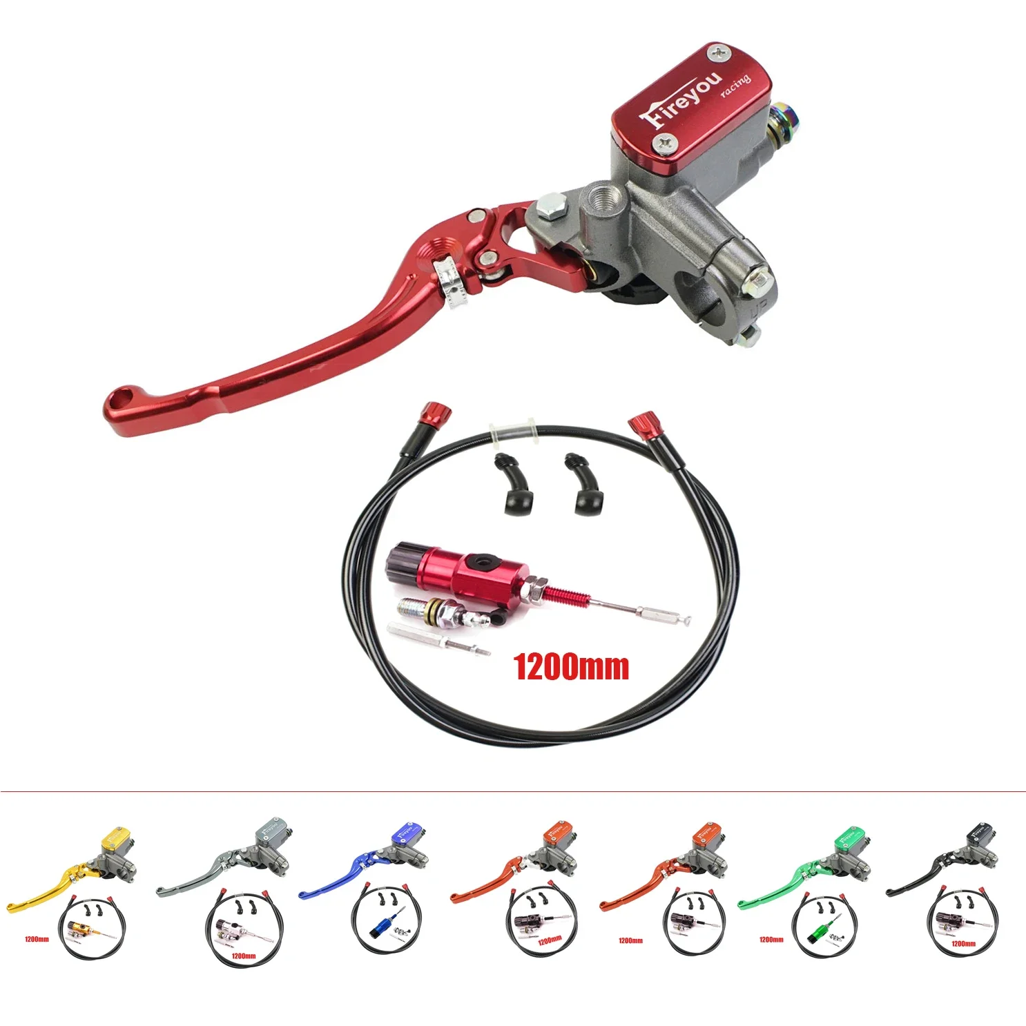 7822mmMotorcycleCNCHydraulicClutchKitLeverMasterCylinder125