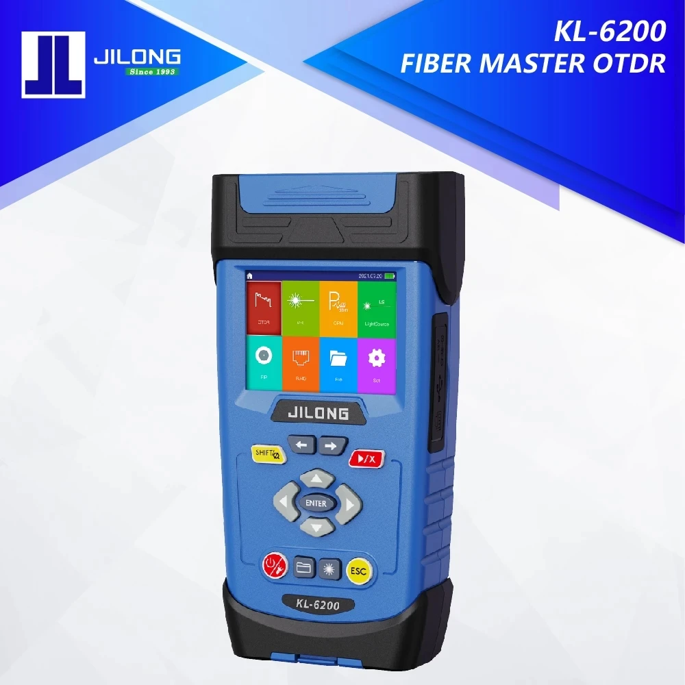 

KL-6200 Fiber MASTER OTDR встроенный OPM OLS VFL FIP 1310/1550/Нм карта связи OTDR