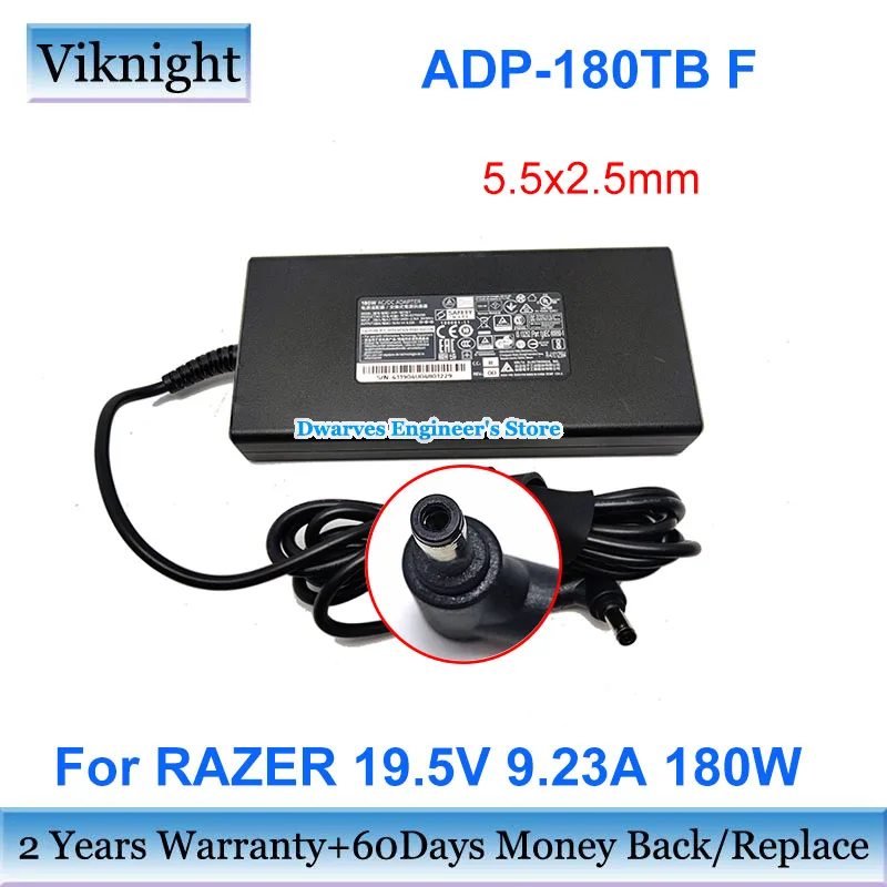 

Genuine ADP-180TB F 19.5V 9.23A Power Adapter RC30-02700200 For Razer RZ09-02705E75 RZ09-02705 RZ09-02705W75-R3W1 P65 CREATOR