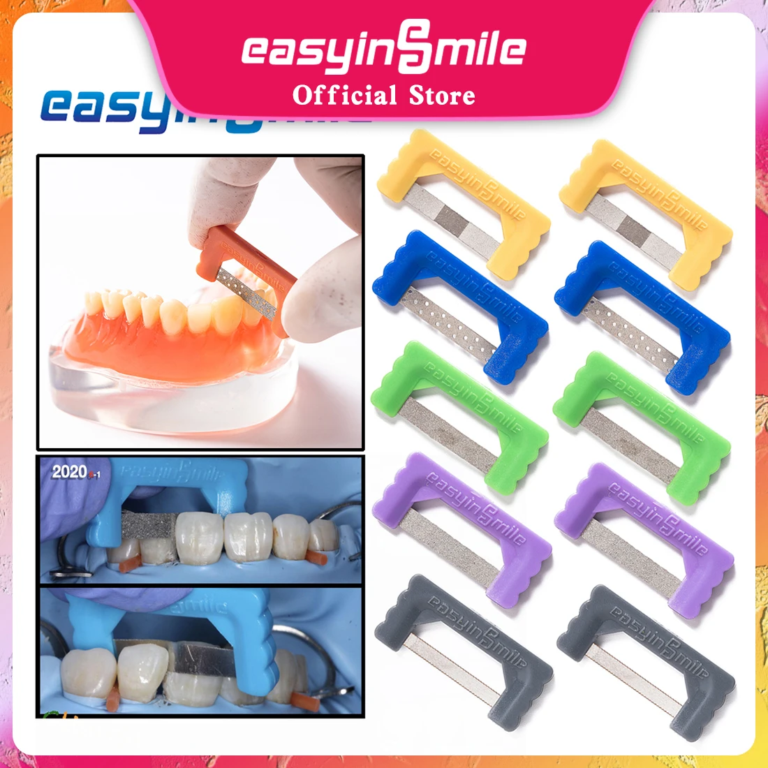 EASYINSMILE Dental Interproximal Relief IR/IPR Kit Orthodontic
