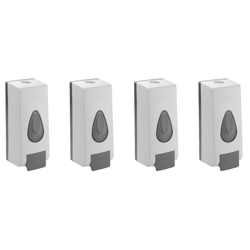 hot！-4x-manual-soap-and-hand-dispenser-for-commercial-or-residential-use-good-forlotion-gel-wall-mounted-600ml