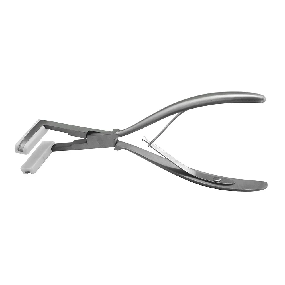 Hair Extension Pliers 1 PC 7 inch Silver Stainless Steel Pliers for tape hair extension Tape Sealing Pliers Keratin Hair Extensions Tools