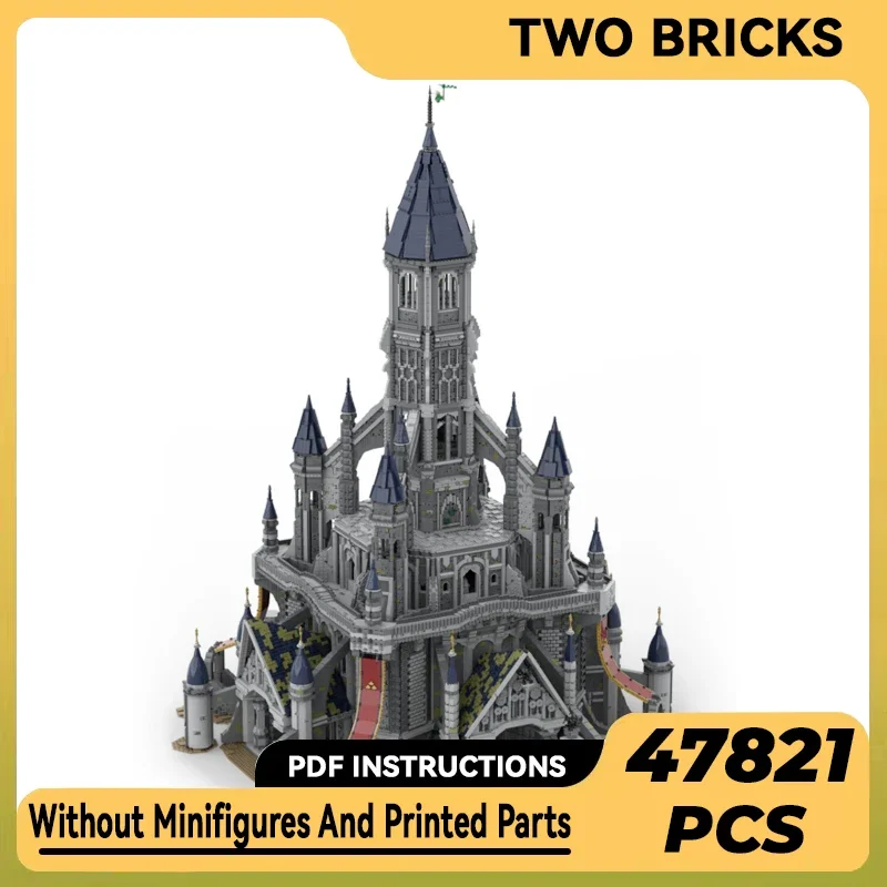 

Moc Building Bricks Game Fortress Model Hyrule Legend Castle Technology Modular Blocks Gifts Christmas Toys DIY Sets Assembly