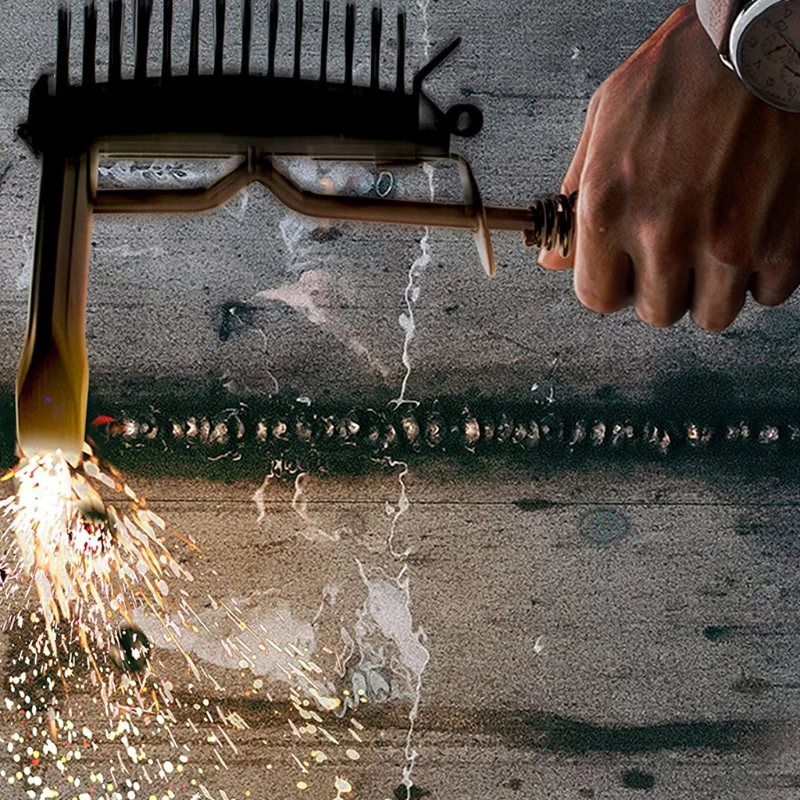 Chipping Slag Hammer with Wire Welding Brush Home Office Decoration DIY Work 4