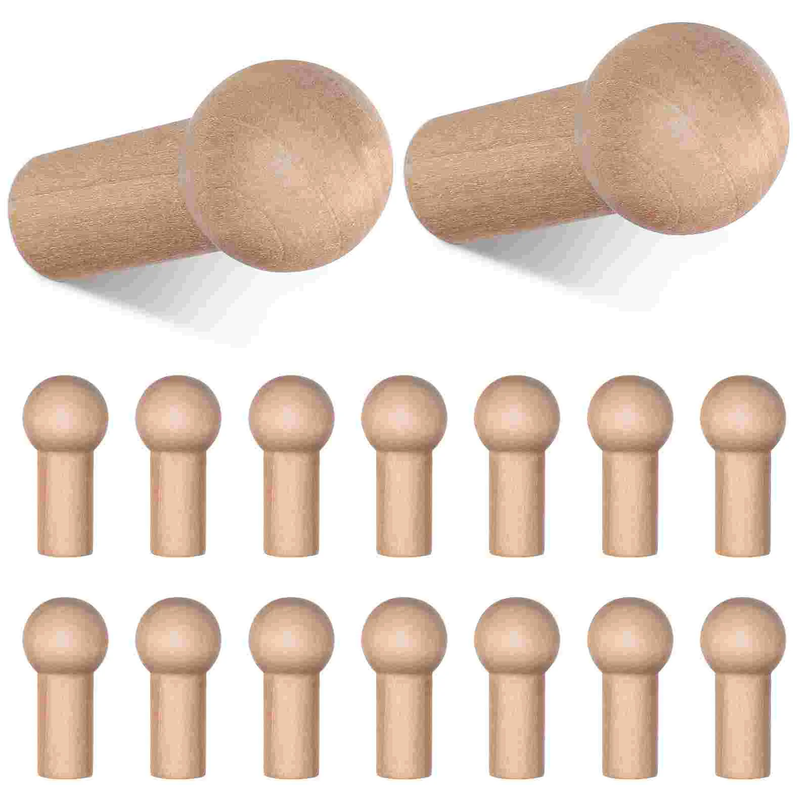 

Wood Wall Hooks for Hanging, 25Pcs Single Cone Wall Hook Rack Modern Coat Rack Hooks Cone Beech Wooden Craft Hat Towel Rack