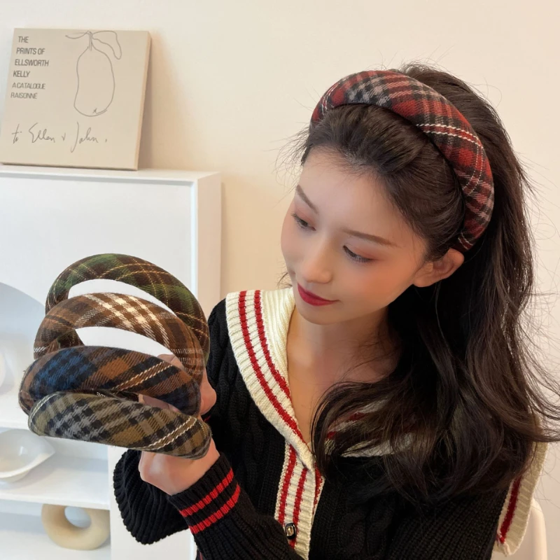 ヴィンテージチェック ヘアバンド