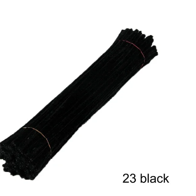 Caydo 2500 pezzi di 25 colori per la pulizia dei tubi, forniture assortite glitterate in ciniglia per la pulizia dei tubi, per bambini, progetti creativi fai da te, decorazioni artistiche, 6 mm