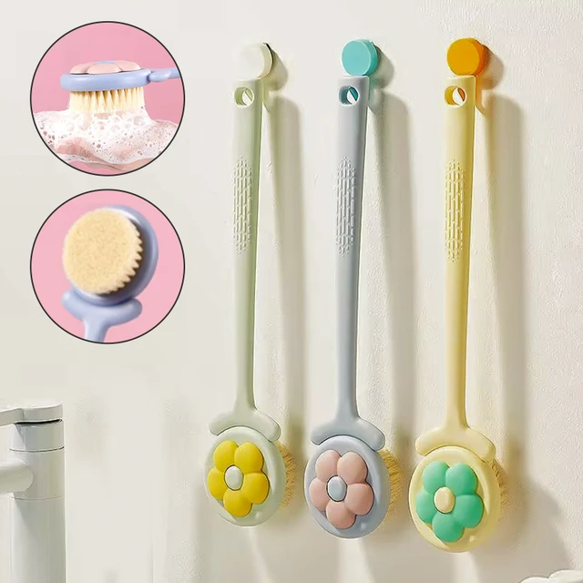 Long Handle Liquid Bath Brush Bathroom Body Brushes Back Body Bath Shower  Sponge Exfoliating Scrub Massager Skin Cleaning Tools - Bath Brushes,  Sponges & Scrubbers - AliExpress