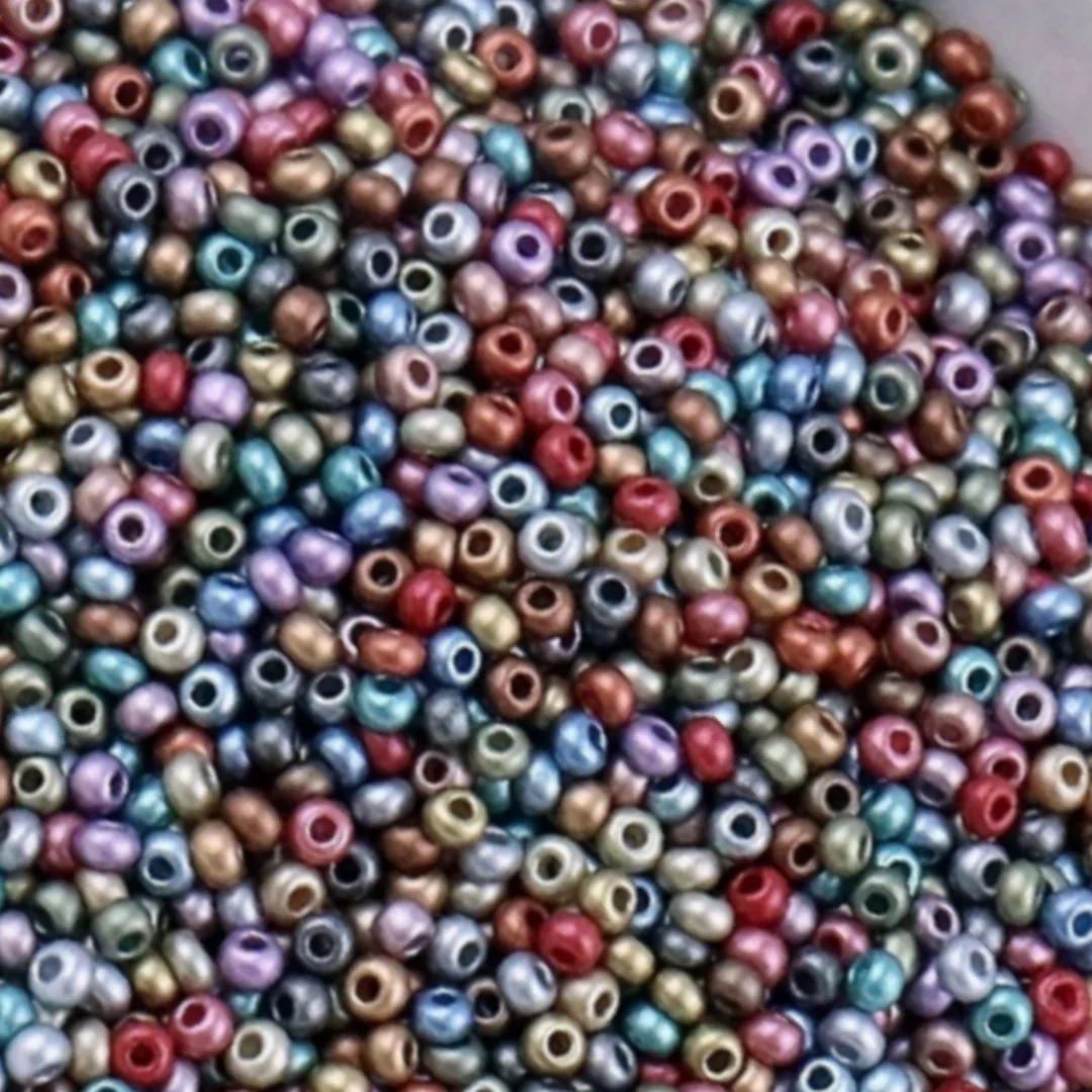 Vibrant Matte Opaque Glass Beads