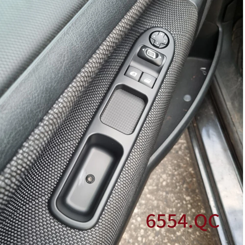 NEVOSA Für Peugeot 207 307 Elektrischer Fensterheber-Steuerschalter 6554.QC 6554.QK 6554.QG 6554.HJ 6554.KT 96351622 XT 6554.E7 – Detail 6
