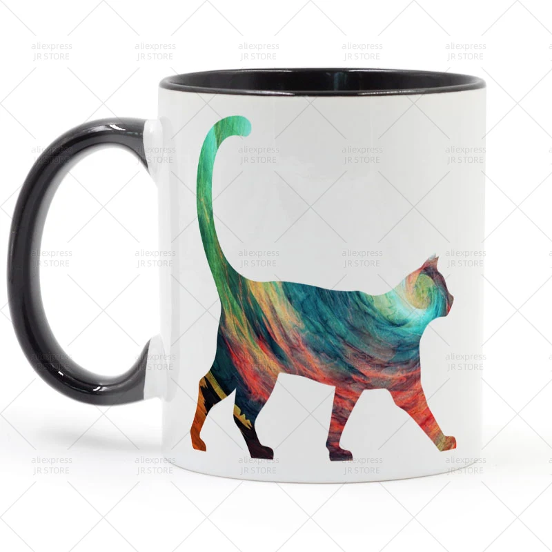 

Cat Mug Ceramic Cup Gifts 11oz