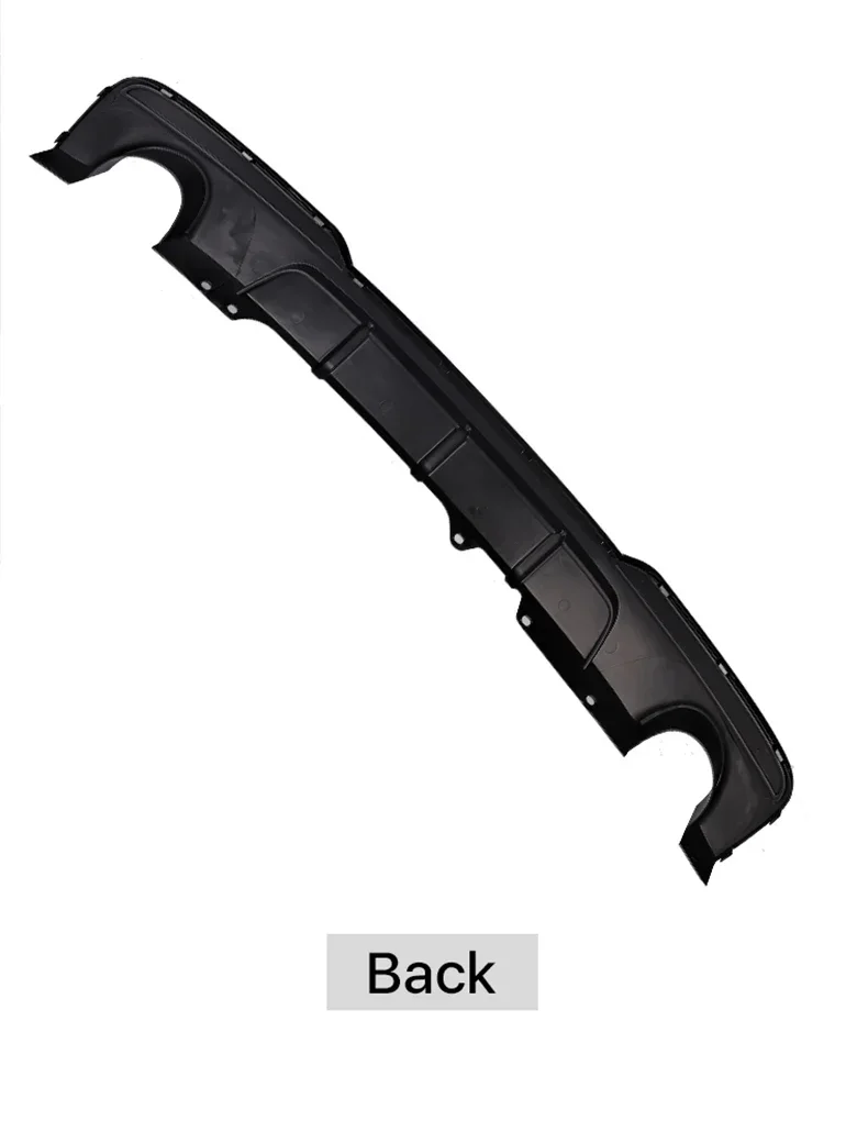 Rear Bumper Diffuser For BMW 5 Series F10 2010- Black M5 Performance Rear Bumper Diffusor Spoiler V Type Competition Diffuser M Sport M Tech