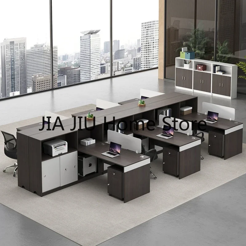 Simplicity Modern Office Desks Employee Combination Station Staff Office Desks Finance Bureau Meuble Working Equipment QF50OD