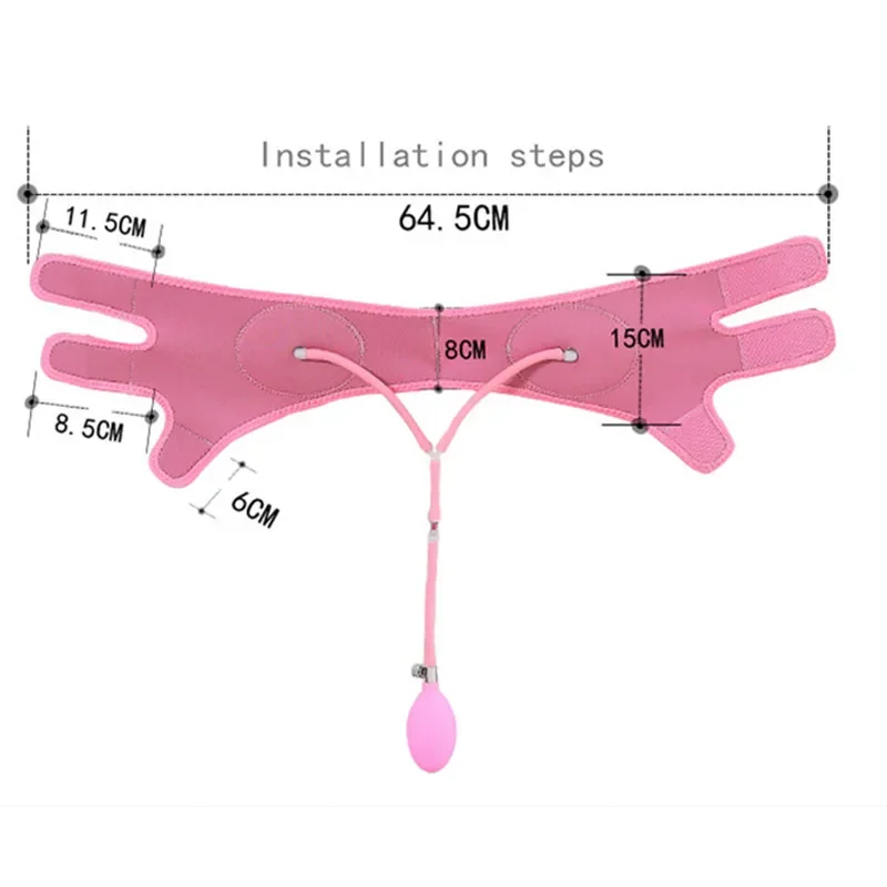 Women Face-lifting Inflatable Belt Mask Massager V Shape Mask Slimming Belt Face Shaper for Weight Loss Skin Care Tool 40#801