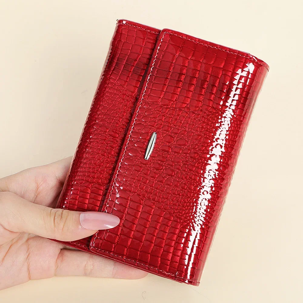 Genuine Leather Women Clutch Purse Wallet