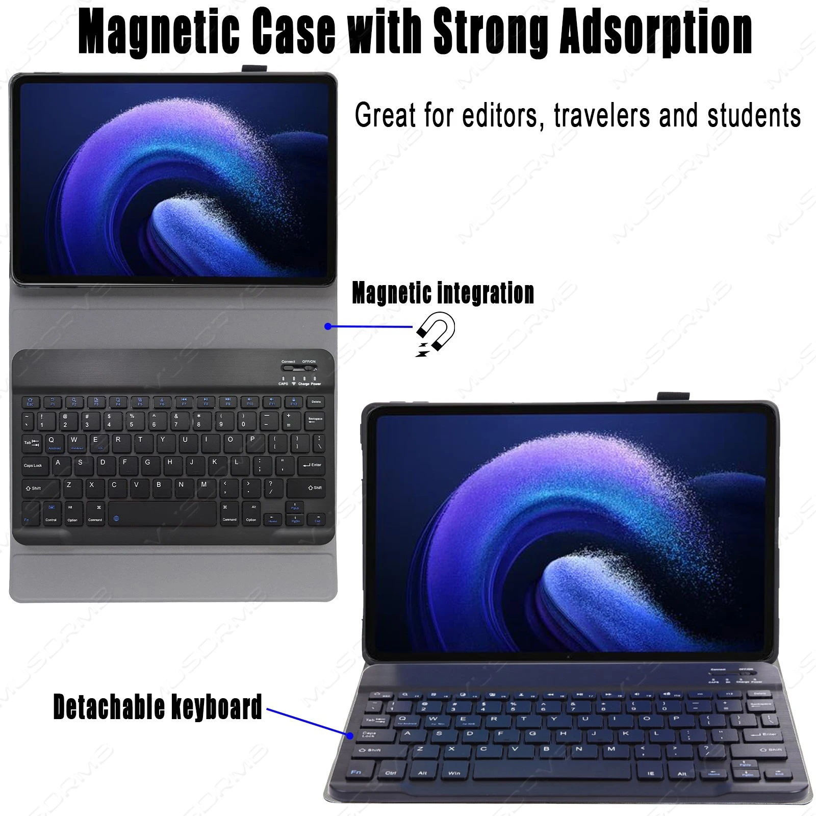 Case Keyboard for Xiaomi Pad 6 Pro 6 2023 Detachable Keyboard for Mi Pad 6  Pro 6 11.0 Cover Russian Korean Portuguese Keyboard