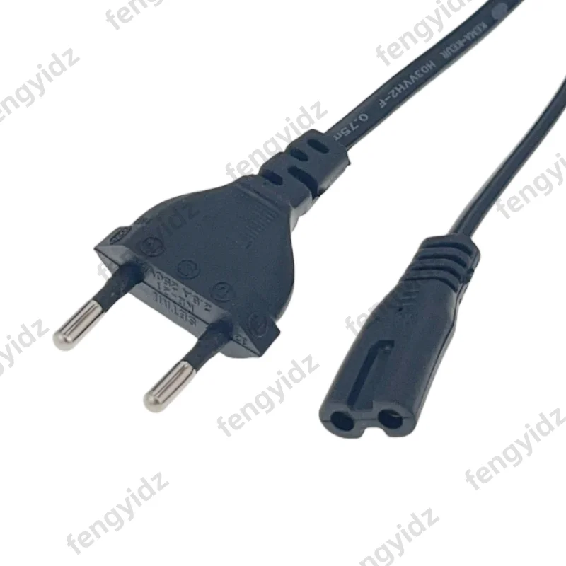 European EU Power Cable Euro Plug C7 Figure 8 Power AC Adapter Supply Lead Cord 1.4m For Portable Radio Battery Chargers PSP 4