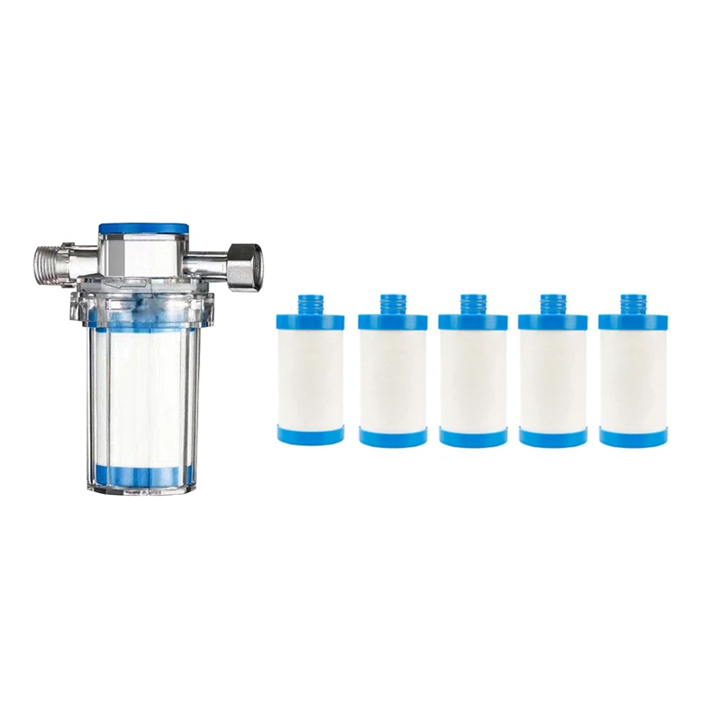 Filtro de Água para Máquina de Lavar Conjuntos Sedide Pressão para im Ferrugem Chuveiro Torneira Dianteira Purificador Filtro