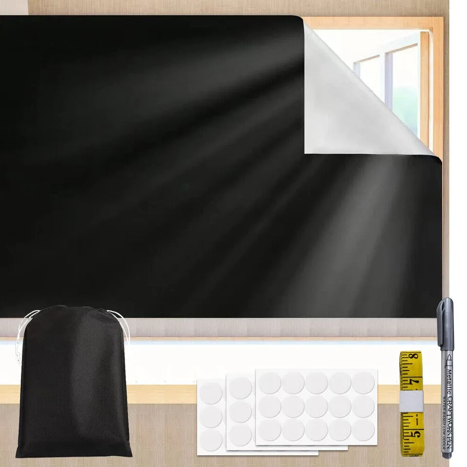 Tenda Oscurante AICOYA 240x145 Cm Con Ventose - Panno Termico E Isolante, Facile Da Installare, Per Camera Letto E Home Theater
