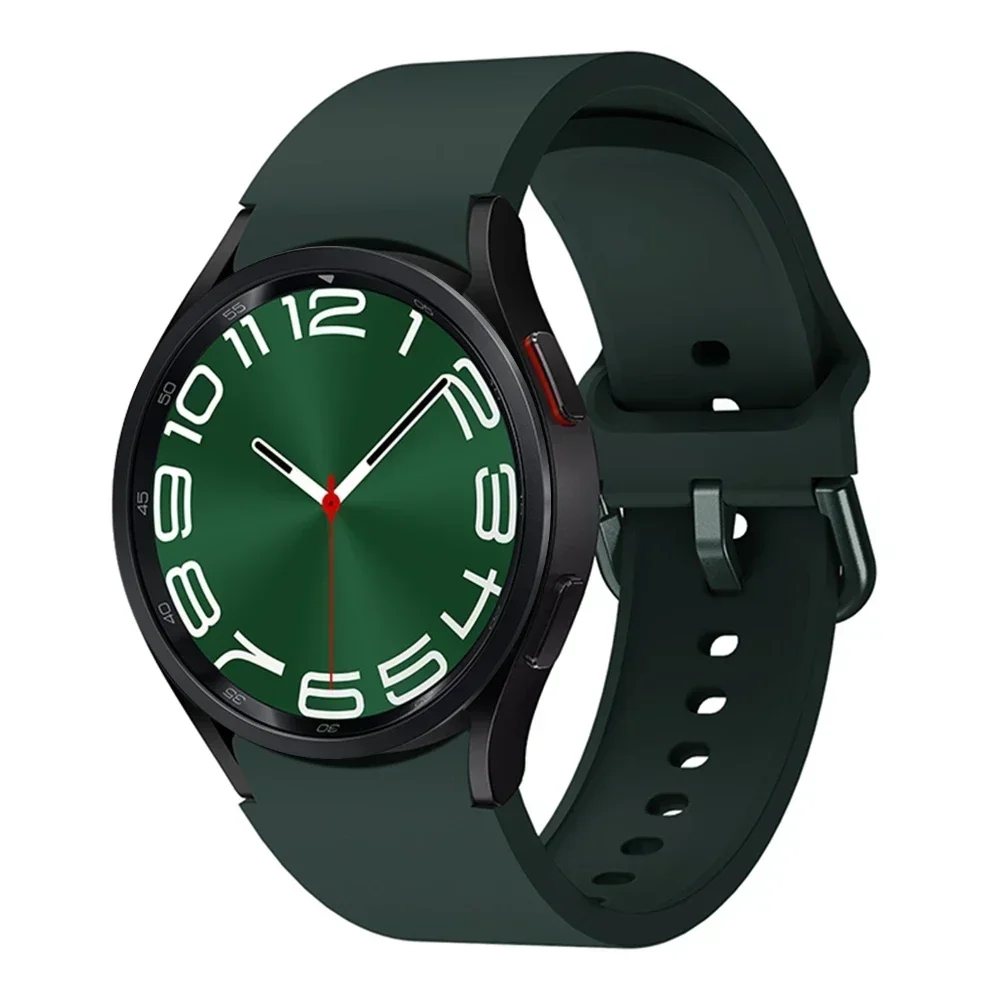 Sleek 20mm Silicone Watch Strap - Premium Wristband